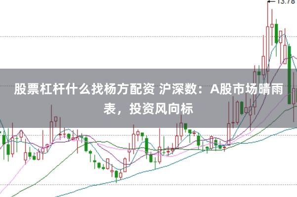 股票杠杆什么找杨方配资 沪深数：A股市场晴雨表，投资风向标