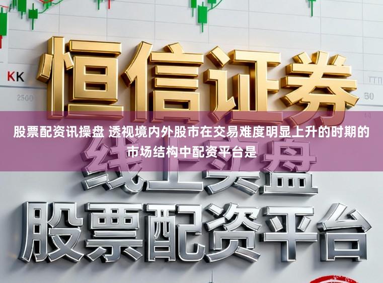 股票配资讯操盘 透视境内外股市在交易难度明显上升的时期的市场结构中配资平台是