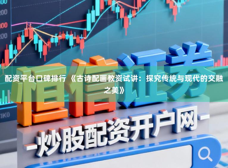 配资平台口碑排行 《古诗配画教资试讲：探究传统与现代的交融之美》